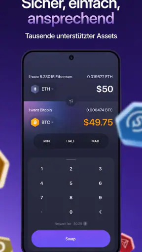 Exodus: Krypto-Bitcoin-Wallet screenshot