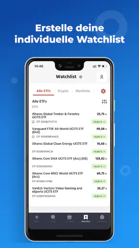 extraETF – ETF, Aktien, Fonds screenshot