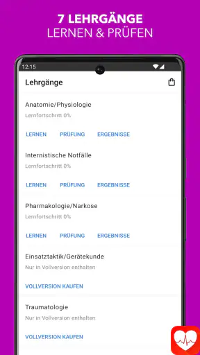 Fachwissen Rettungsdienst screenshot