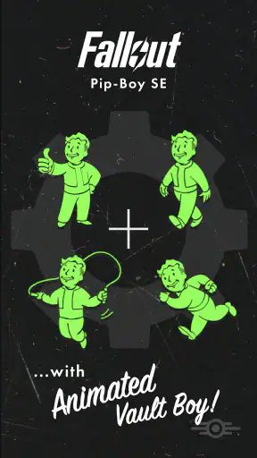 Fallout Pip-Boy SE Watch Face screenshot