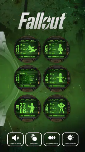 Fallout Pip-Boy Watch Face screenshot