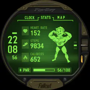 Fallout Pip-Boy Watch Face screenshot