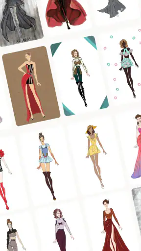 Fashion Design Sketches Book screenshot