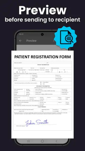 FAX-App: Fax vom Handy screenshot