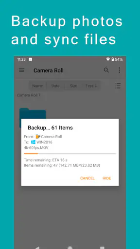 FE File Explorer screenshot