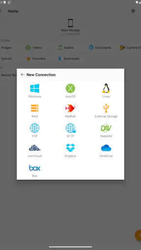FE File Explorer screenshot