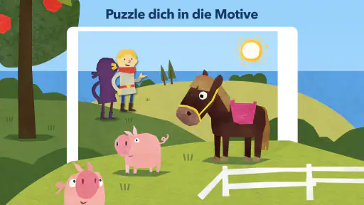 Fiete Puzzle - KidsKlub screenshot