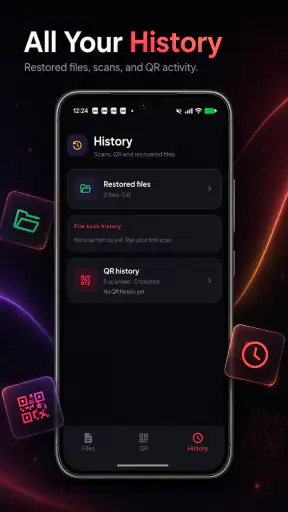 FileRecover: Restore & QR screenshot