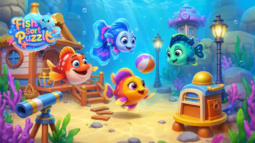Fish Sort Puzzle: Match Game screenshot