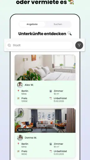 flatsforfriendz - WG & Wohnung screenshot