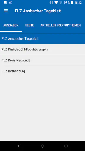 FLZ E-PAPER screenshot