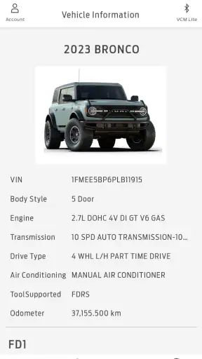 Ford DiagNow screenshot