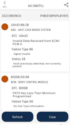 Ford DiagNow screenshot
