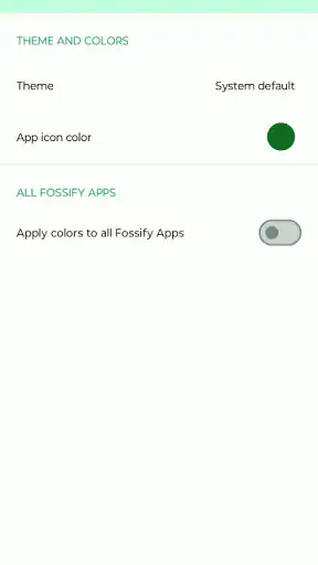 Fossify Thank You screenshot