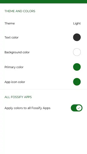 Fossify Thank You screenshot