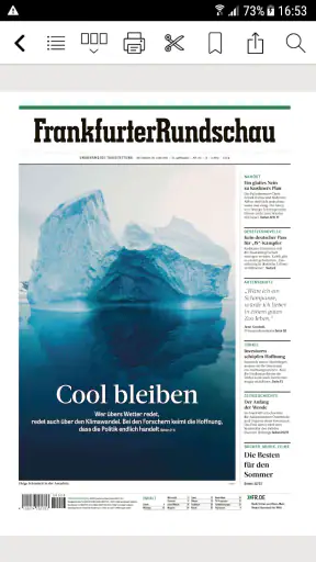 FR Digitale Zeitung screenshot