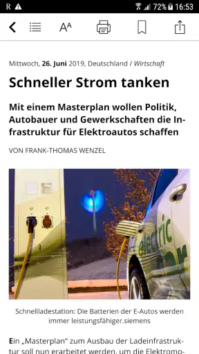 FR Digitale Zeitung screenshot
