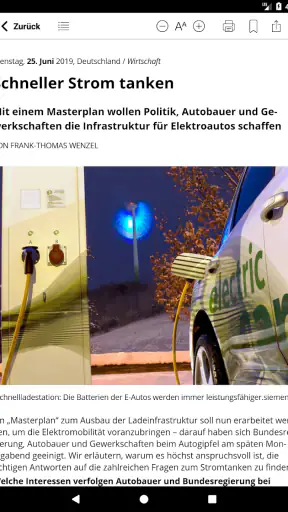 FR Digitale Zeitung screenshot