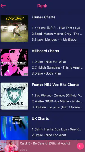 Free Music - listen to songs screenshot