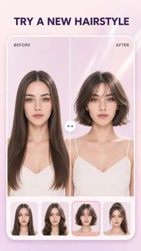 Frisuren Testen: KI Haare screenshot