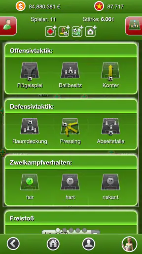 Fussballcup Fussballmanager screenshot