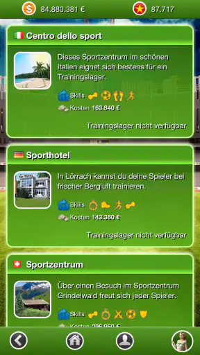 Fussballcup Fussballmanager screenshot