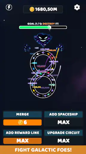 Galactic Merge Idle screenshot