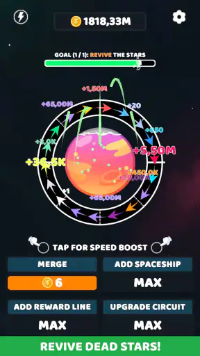 Galactic Merge Idle screenshot