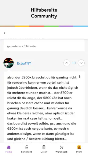 Galaxus – dein Onlineshop screenshot