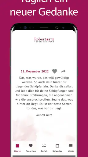 Gedanke zum Tag – Robert Betz screenshot
