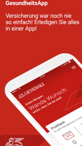 Generali GesundheitsApp screenshot