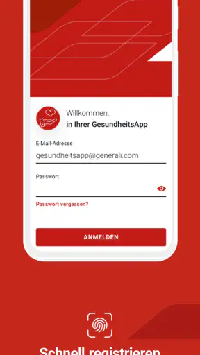 Generali GesundheitsApp screenshot