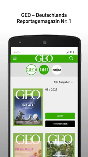 GEO Digital Magazin screenshot