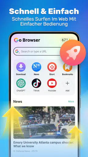 Go Browser - Safe & Fast screenshot