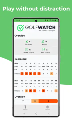 Golfwatch screenshot