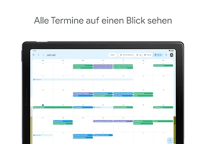 Google Kalender screenshot