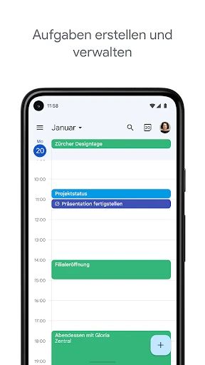 Google Kalender screenshot
