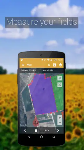GPS Fields Area Measure PRO screenshot