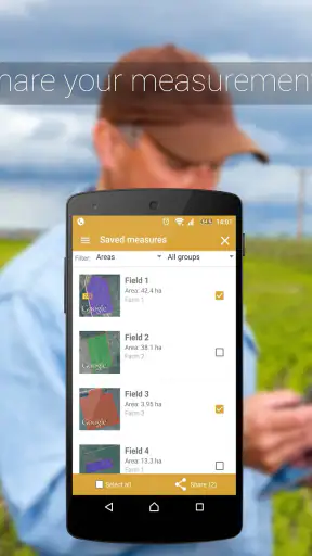 GPS Fields Area Measure PRO screenshot