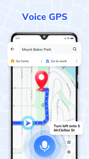GPS-Karte: Sprachnavigation screenshot