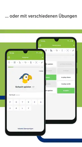 Green Line Vokabeltrainer screenshot