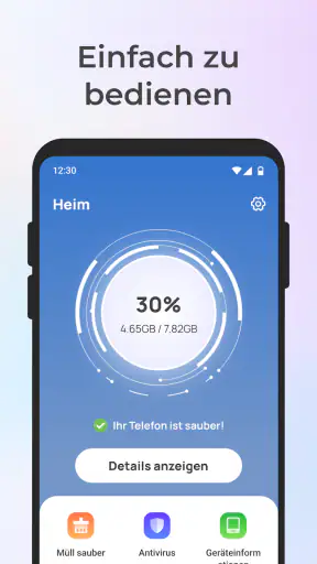 Gründliche Speicherreinigung screenshot