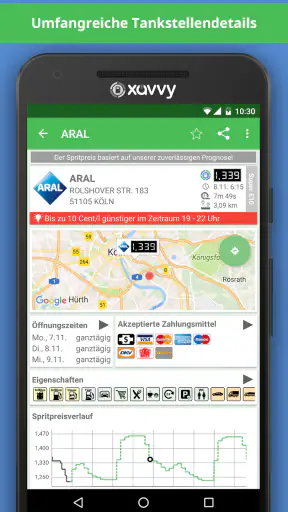 Günstig tanken mit xavvy fuel screenshot