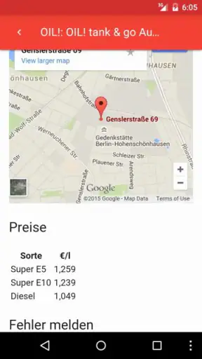 Günstig Tanken Preisvergleich screenshot