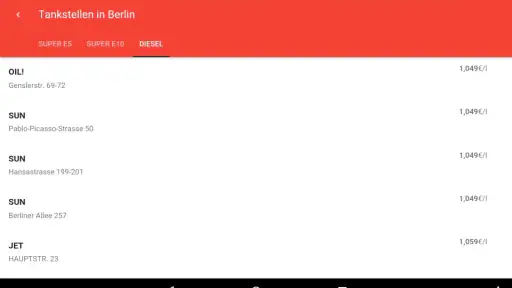 Günstig Tanken Preisvergleich screenshot
