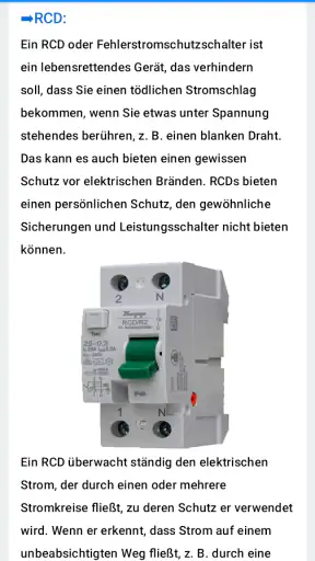 Handbuch für Elektriker screenshot