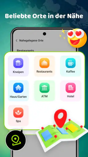 Handy–Ortung: Standort teile screenshot
