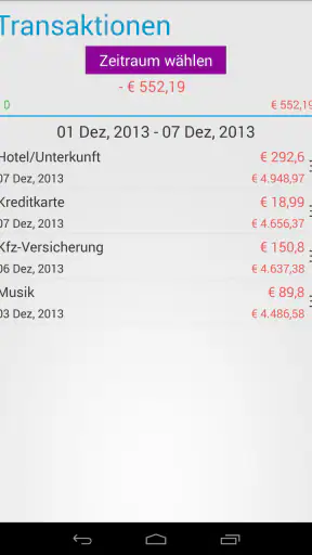 Haushaltsbuch & Ausgaben screenshot
