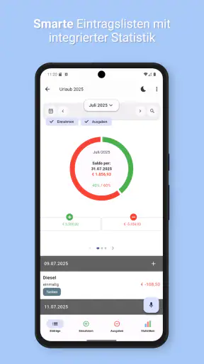 Haushaltsbuch MyMicroBalance 2 screenshot