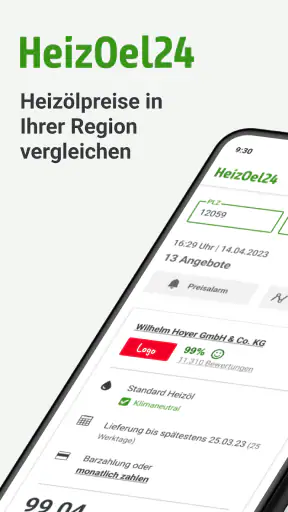 HeizOel24 | meX - Heizölpreise screenshot